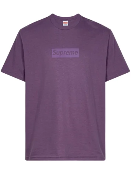 Tonal Box Purple Supreme T-shirt