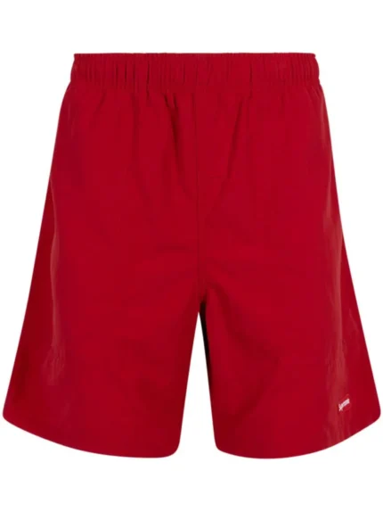 Water Box Logo red supreme shorts